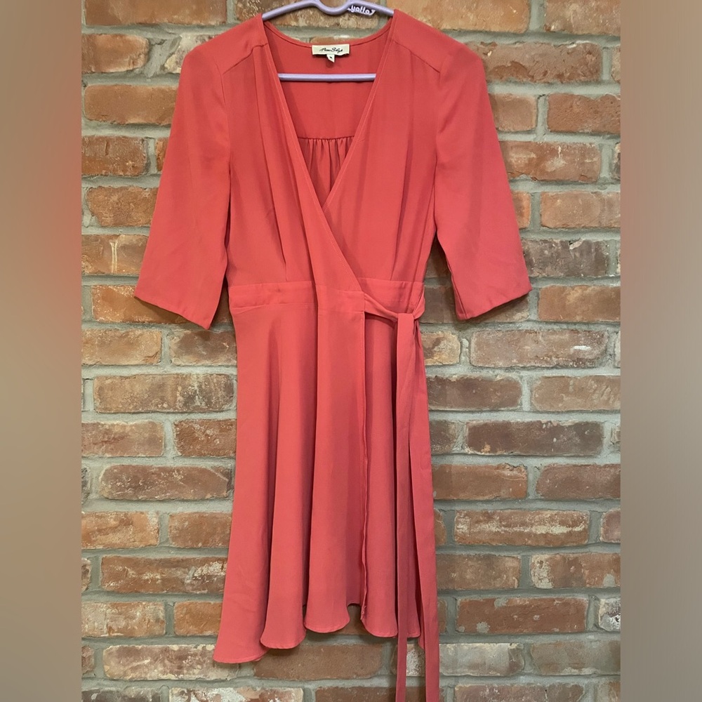 Pretty pink wrap dress from Australia’s Miss Shop